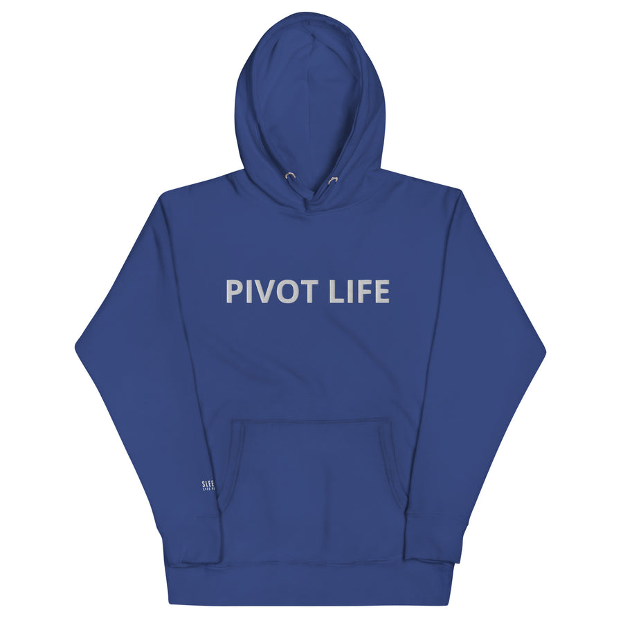 Sleepless Apparel Presents it’s “Pivot Life” Unisex Embroidered Hoodie